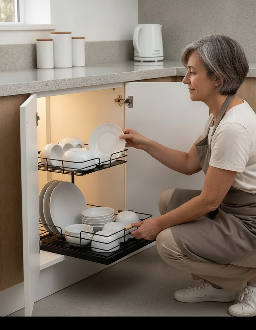 Todo a mano sin agacharte ni vaciar el mueble