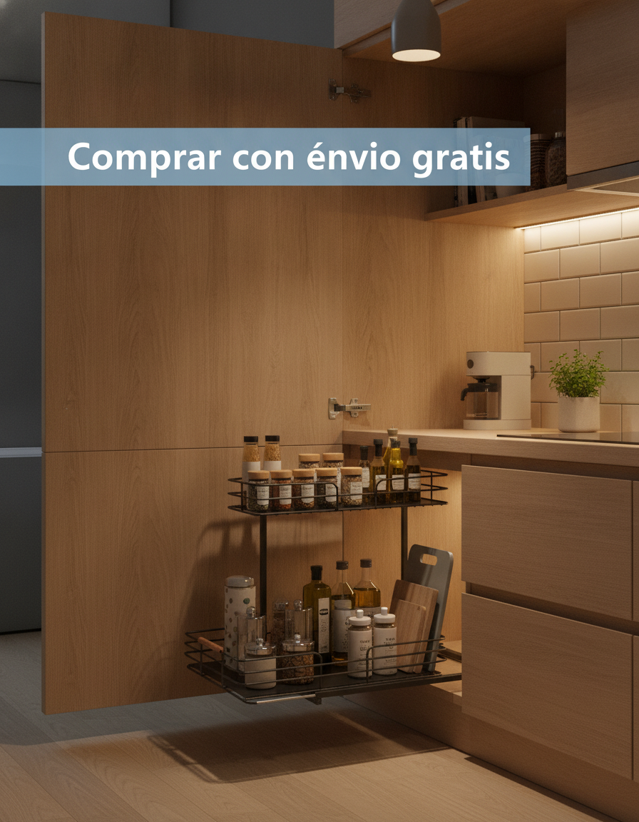 Estante organizador deslizable